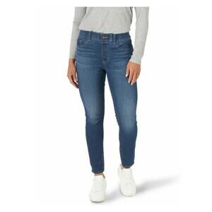 Lee Women's Mid Rise Pull ON stretch Jeggings Size XL NWT